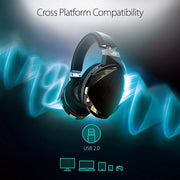 ASUS ROG STRIX Fusion 500 USB Wired RGB Gaming Headset with Virtual 7.1 Surround Sound and Boom Microphone - SWIFT PERIPHERALSSTRIX-F500