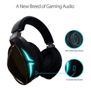 ASUS ROG STRIX Fusion 500 USB Wired RGB Gaming Headset with Virtual 7.1 Surround Sound and Boom Microphone - SWIFT PERIPHERALSSTRIX-F500