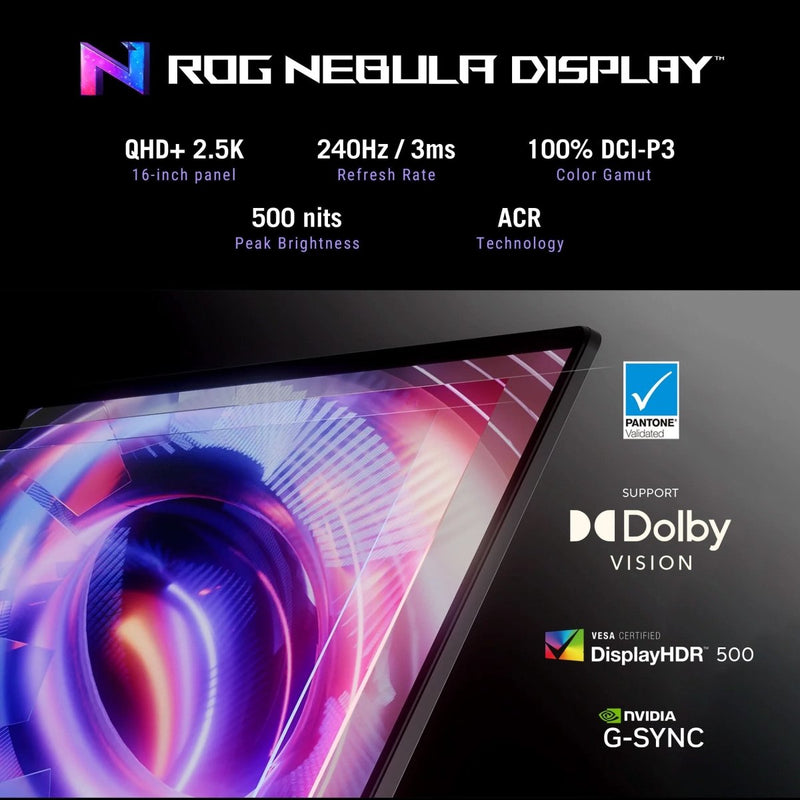 ASUS ROG STRIX G16 G614PM - S5046WS [R9 - 8940HX/16GB/1TB SSD/WIN11 HOME+MS24/16.0"/8GB - RTX5060 GRAPHICS/1 YEAR(S)/GREY] - SWIFT PERIPHERALS1095001