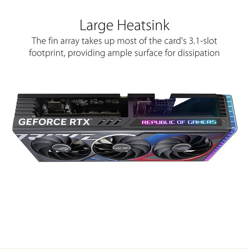 ASUS ROG STRIX GeForce RTX 4060 Ti OC 8GB GDDR6 128 - Bit Graphics Card - SWIFT PERIPHERALSROG-STRIX-RTX4060TI-O8G-GAMING