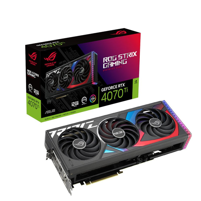ASUS ROG STRIX GeForce RTX 4070 Ti 12GB GDDR6X 192 - Bit Graphics Card - SWIFT PERIPHERALSROG-STRIX-RTX4070TI-12G-GAMING