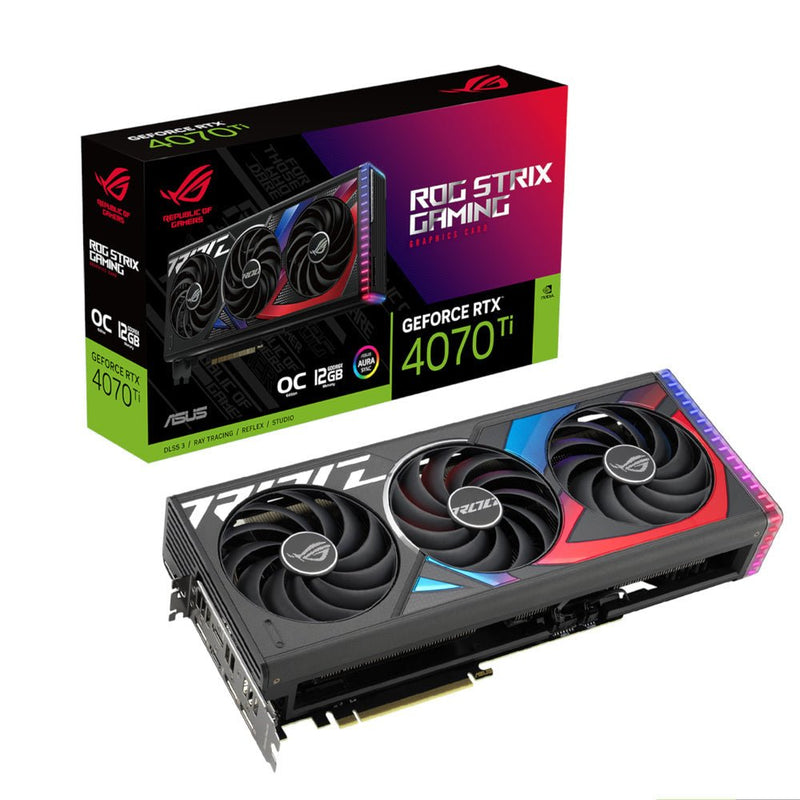 ASUS ROG STRIX GeForce RTX 4070 Ti OC Edition 12GB GDDR6X 192 - Bit Graphics Card - SWIFT PERIPHERALSROG-STRIX-RTX4070TI-O12G-GAMING