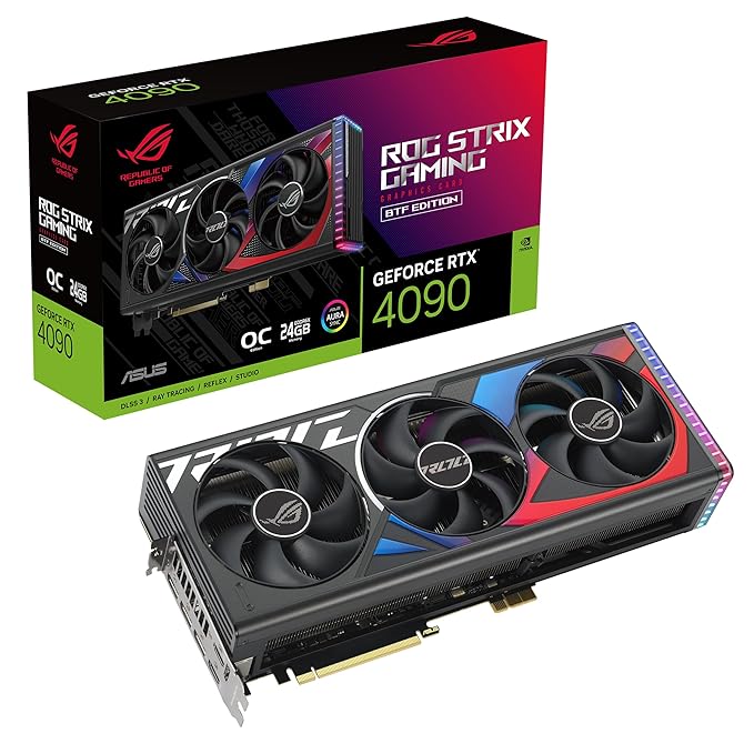 ASUS ROG STRIX GeForce RTX 4090 BTF OC Edition 24GB GDDR6X 384 - Bit Graphics Card - SWIFT PERIPHERALS‎90YV0JT0-M0NA00