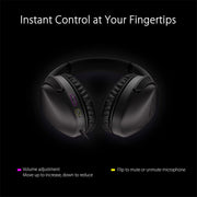 ASUS ROG Strix Go Core Over Ear Wired Gaming Headset with Volume Adjustments - SWIFT PERIPHERALS90YH02R1-B1UA00