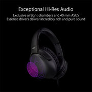 ASUS ROG Strix Go Core Over Ear Wired Gaming Headset with Volume Adjustments - SWIFT PERIPHERALS90YH02R1-B1UA00