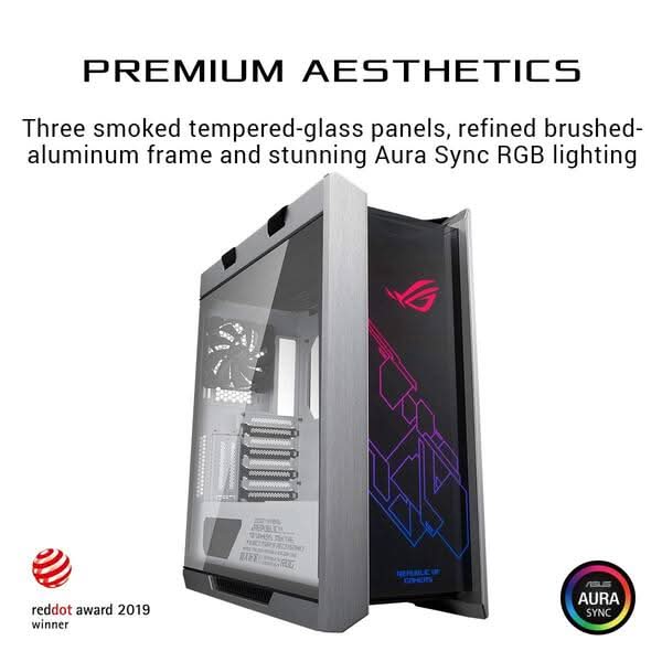 ASUS ROG STRIX HELIOS GX601 MID - TOWER E - ATX CABINET WHITE - SWIFT PERIPHERALS104933