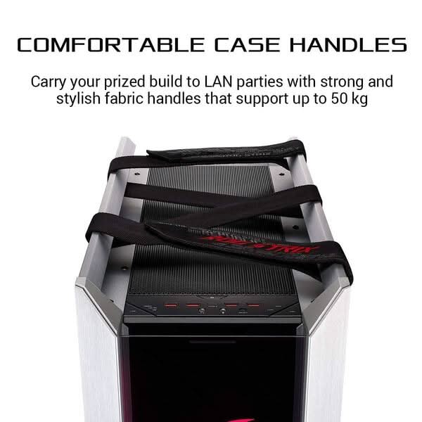 ASUS ROG STRIX HELIOS GX601 MID - TOWER E - ATX CABINET WHITE - SWIFT PERIPHERALS104933