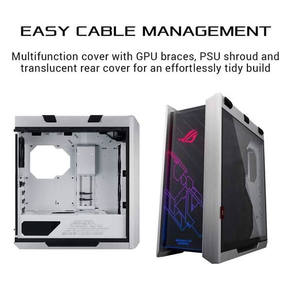 ASUS ROG STRIX HELIOS GX601 MID - TOWER E - ATX CABINET WHITE - SWIFT PERIPHERALS104933