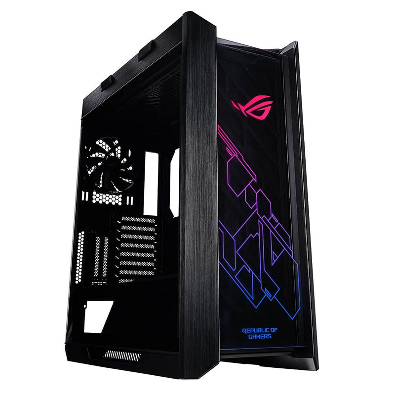 Asus ROG Strix Helios GX601 RGB Mid - Tower Cabinet with 4 Pre - Installed 140mm Fans and Gen 2 USB - C - SWIFT PERIPHERALSHELIOS-601