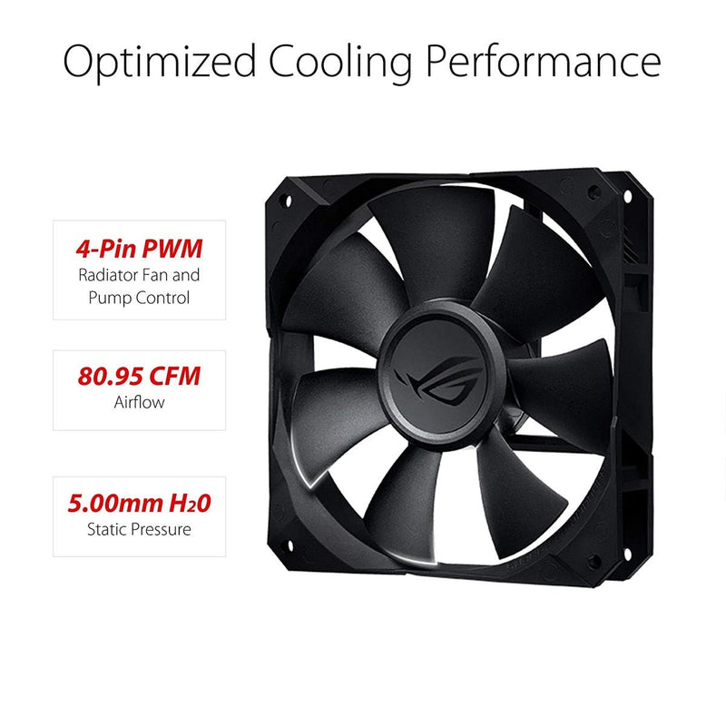 ASUS ROG STRIX LC 240 AIO 240mm Liquid Cooler with Dual 120mm PWM Fans - SWIFT PERIPHERALSROG-STRIX-LC-240