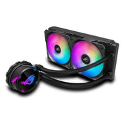 ASUS ROG STRIX LC 240 RGB AIO 240mm Liquid Cooler with Dual 120mm PWM Fans - SWIFT PERIPHERALS90RC0061-M0UAY0