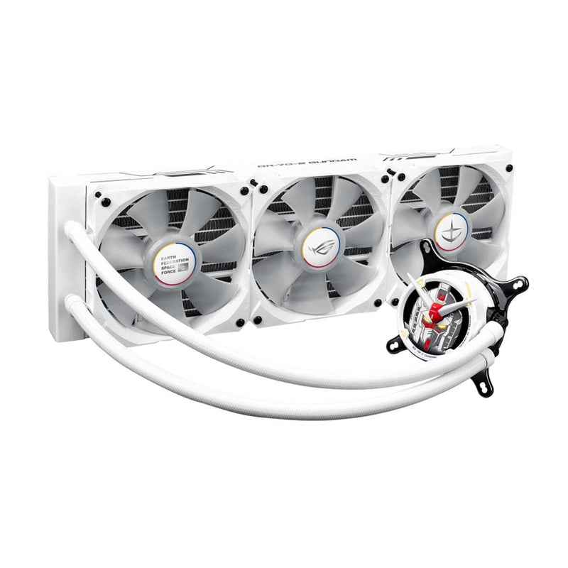 ASUS ROG STRIX LC 360 Gundam Edition AIO 360mm Liquid Cooler with Triple 120mm PWM Fans - SWIFT PERIPHERALSROG-STRIX-LC360-GUNDAM