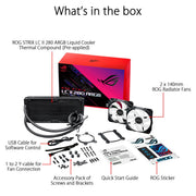 ASUS ROG STRIX LC II 280 ARGB AIO 280mm Liquid Cooler with Dual 140mm PWM Fans - SWIFT PERIPHERALS90RC00C1-M0UAY0