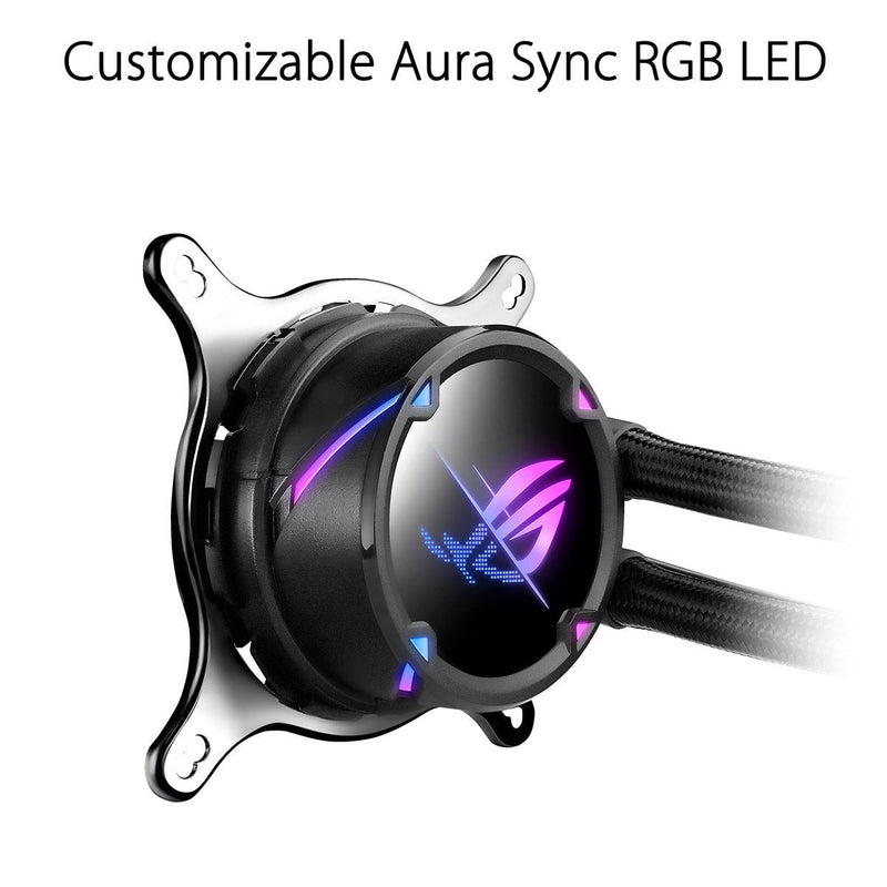 ASUS ROG STRIX LC II 280 ARGB AIO 280mm Liquid Cooler with Dual 140mm PWM Fans - SWIFT PERIPHERALS90RC00C1-M0UAY0