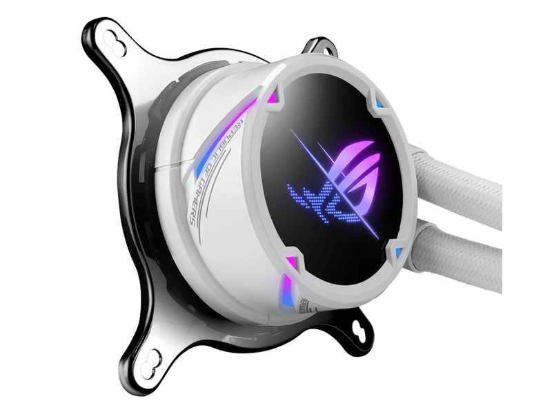 ASUS ROG STRIX LC II 360 ARGB WHITE EDITION AIO 360MM CPU LIQUID COOLER - SWIFT PERIPHERALSCooler-018