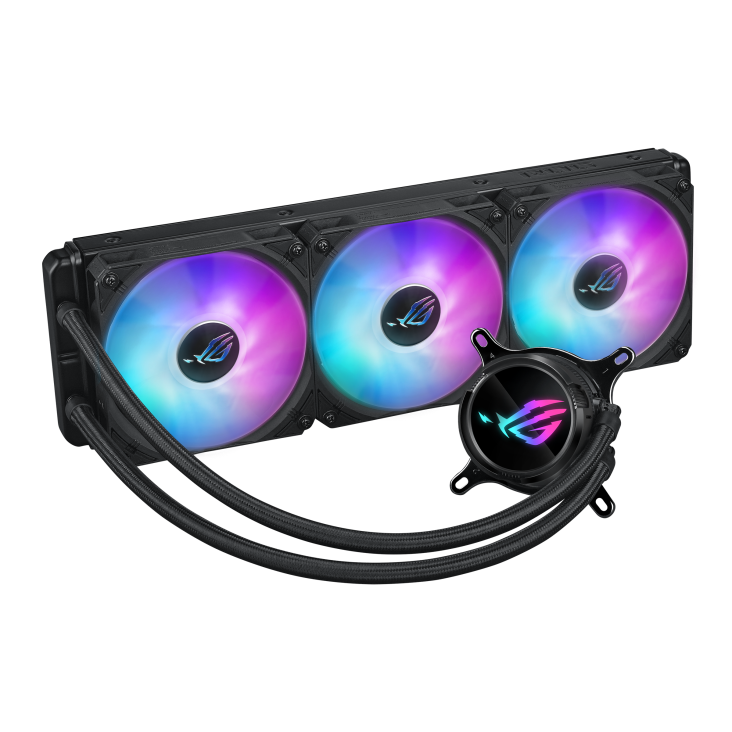 ASUS ROG STRIX LC III 360 ARGB 360MM CPU LIQUID COOLER BLACK - SWIFT PERIPHERALS1090233