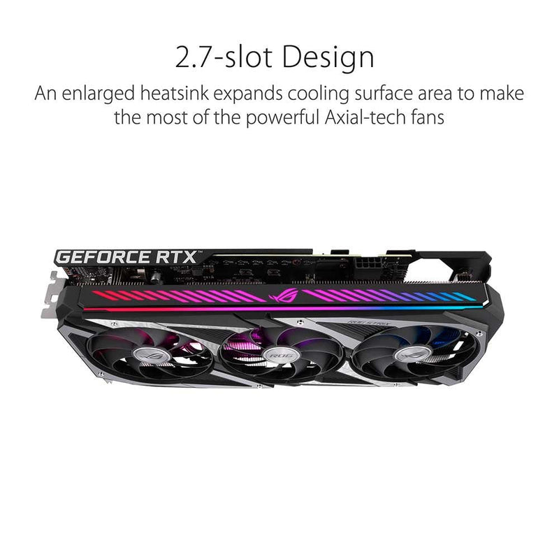 ASUS ROG STRIX NVIDIA GeForce RTX 3050 OC Edition 8GB GDDR6 128 - Bit Graphics Card - SWIFT PERIPHERALSROG-STRIX-RTX3050-O8G-GAMING