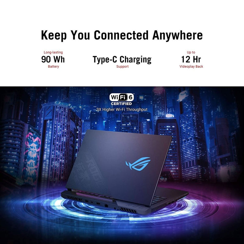 ASUS ROG STRIX SCAR 15 (2021), 15.6 - INCH (39.62 CMS) FHD 300HZ/3MS, AMD RYZEN 9 5900HX, GEFORCE RTX 3080 8GB GRAPHICS, GAMING LAPTOP(16GB/1TB SSD/OFFICE 2019/WINDOWS 10/BLACK/2.3 KG), G533QS - HF210TS - SWIFT PERIPHERALS105222