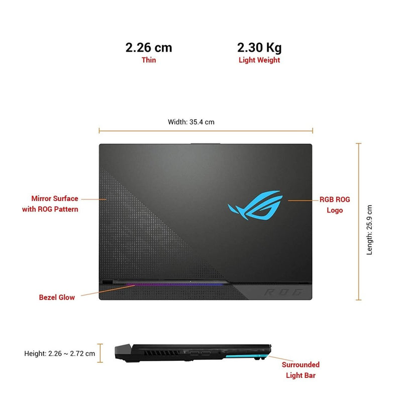 ASUS ROG STRIX SCAR 15 (2021), 15.6 - INCH (39.62 CMS) FHD 300HZ/3MS, AMD RYZEN 9 5900HX, GEFORCE RTX 3080 8GB GRAPHICS, GAMING LAPTOP(16GB/1TB SSD/OFFICE 2019/WINDOWS 10/BLACK/2.3 KG), G533QS - HF210TS - SWIFT PERIPHERALS105222