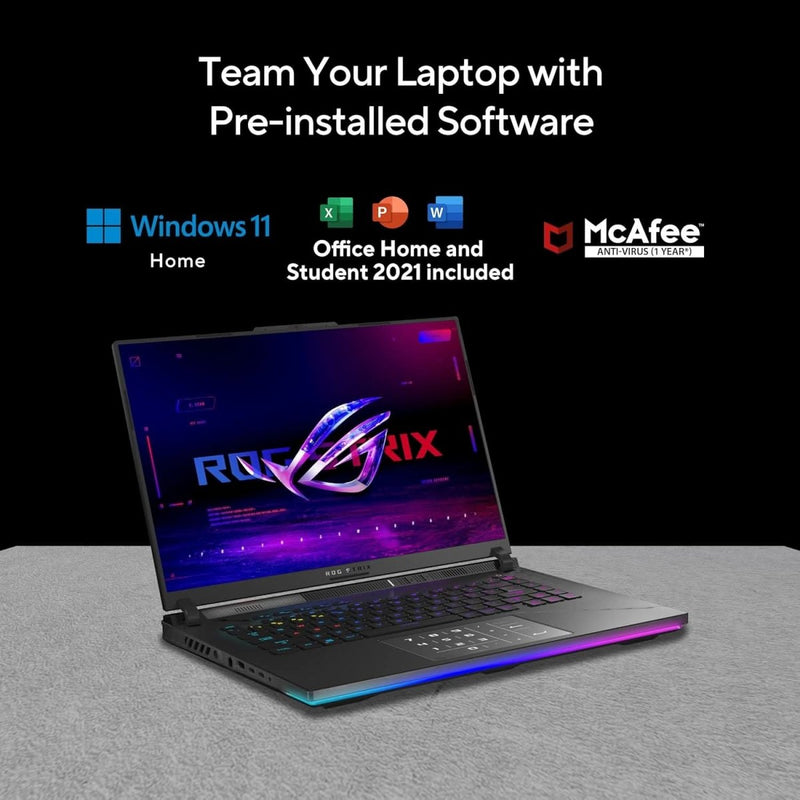 ASUS ROG STRIX SCAR 16 2023 G634JY - NM054WS GAMING LAPTOP (13TH GEN CORE I9/ 32GB/ 1TB SSD/ WIN11/ 16GB GRAPH) - SWIFT PERIPHERALS90NR0D91-M003K0