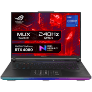 ASUS ROG STRIX SCAR 16 (2024), INTEL CORE I9 14900HX 14TH GEN, 16"(40.64CM) 2.5K QHD+240HZ, GAMING LAPTOP (32GB DDR5/2TB SSD/12GB RTX 4080/WIN11/PER - KEY RGB/90WHR/BLACK/2.65KG),G634JZR - CM932WS - SWIFT PERIPHERALSG634JZR-CM932WS