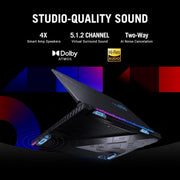 ASUS ROG STRIX SCAR 16 (2024), INTEL CORE I9 14900HX 14TH GEN, 16"(40.64CM) 2.5K QHD+240HZ, GAMING LAPTOP (32GB DDR5/2TB SSD/12GB RTX 4080/WIN11/PER - KEY RGB/90WHR/BLACK/2.65KG),G634JZR - CM932WS - SWIFT PERIPHERALSG634JZR-CM932WS