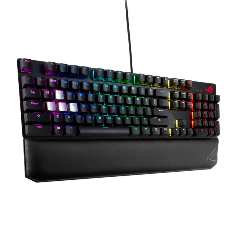 ASUS ROG Strix Scope Deluxe RGB Mechanical Keyboard with Cherry MX Red Switch and On - Board Memory - SWIFT PERIPHERALS90MP01I0-B0UA00