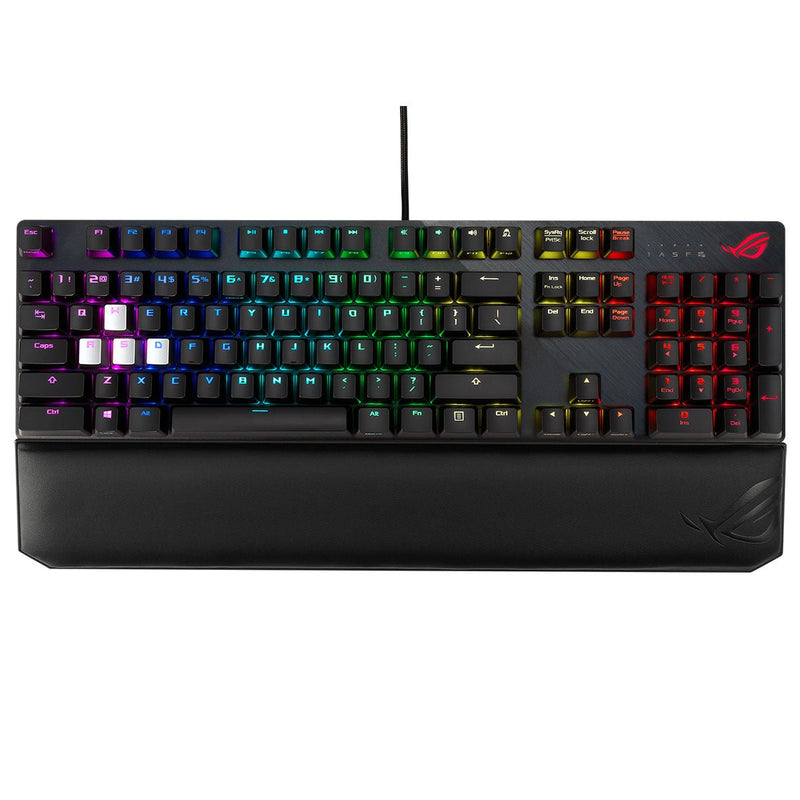 ASUS ROG Strix Scope Deluxe RGB Mechanical Keyboard with Cherry MX Red Switch and On - Board Memory - SWIFT PERIPHERALS90MP01I0-B0UA00