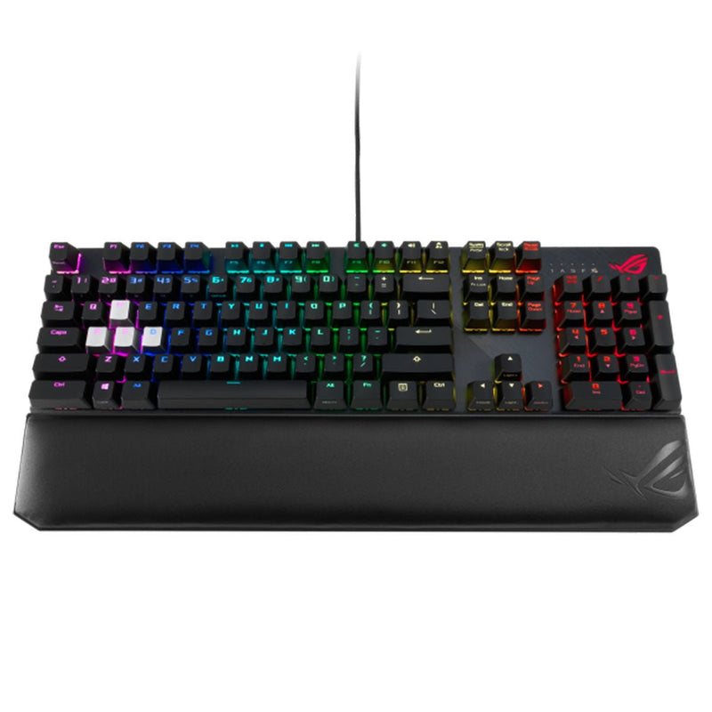 ASUS ROG Strix Scope Deluxe RGB Mechanical Keyboard with Cherry MX Red Switch and On - Board Memory - SWIFT PERIPHERALS90MP01I0-B0UA00