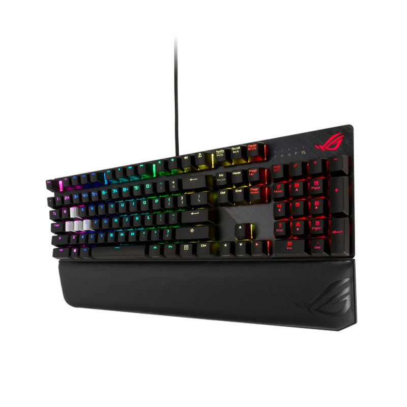ASUS ROG Strix Scope Deluxe RGB Mechanical Keyboard with Cherry MX Red Switch and On - Board Memory - SWIFT PERIPHERALS90MP01I0-B0UA00