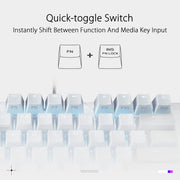 ASUS ROG Strix Scope NX TKL Moonlight White RGB Mechanical Keyboard - SWIFT PERIPHERALSX806-STRIX-SCOPE-NX-TKL-ML-NXRD-US