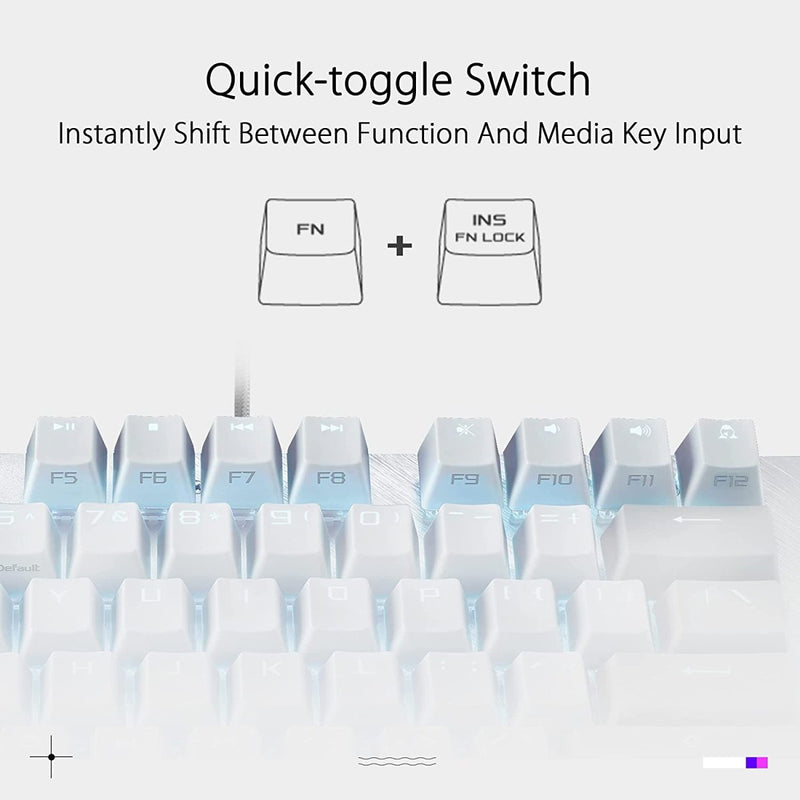 ASUS ROG Strix Scope NX TKL Moonlight White RGB Mechanical Keyboard - SWIFT PERIPHERALSX806-STRIX-SCOPE-NX-TKL-ML-NXRD-US