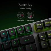 ASUS ROG STRIX SCOPE RX MECHANICAL GAMING KEYBOARD - SWIFT PERIPHERALS103719