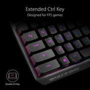 ASUS ROG STRIX SCOPE RX MECHANICAL GAMING KEYBOARD - SWIFT PERIPHERALS103719