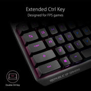 Asus ROG Strix Scope RX Optical Mechanical Gaming Keyboard with IP56 Water Resistance and Stealth Key - SWIFT PERIPHERALSROG-Strix-Scope-RX