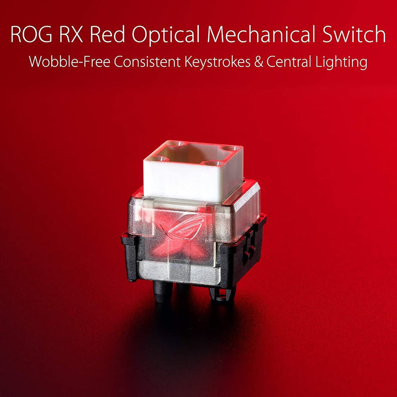 Asus ROG Strix Scope RX Optical Mechanical Gaming Keyboard with IP56 Water Resistance and Stealth Key - SWIFT PERIPHERALSROG-Strix-Scope-RX