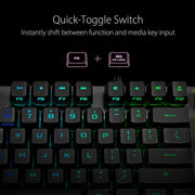Asus ROG Strix Scope RX Optical Mechanical Gaming Keyboard with IP56 Water Resistance and Stealth Key - SWIFT PERIPHERALSROG-Strix-Scope-RX