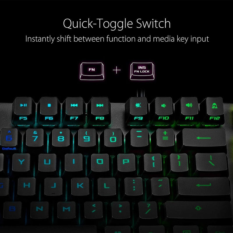 Asus ROG Strix Scope RX Optical Mechanical Gaming Keyboard with IP56 Water Resistance and Stealth Key - SWIFT PERIPHERALSROG-Strix-Scope-RX