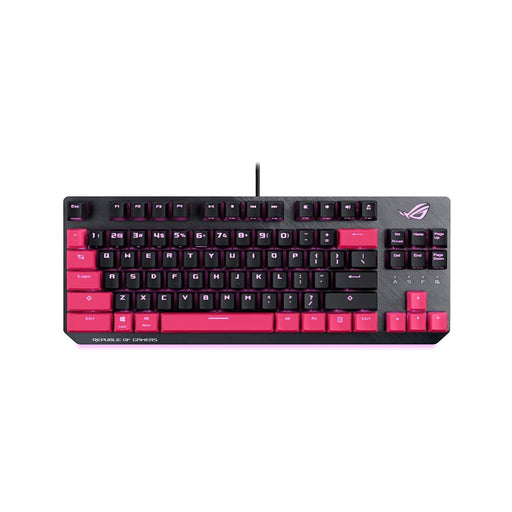 ASUS ROG Strix Scope TKL Electro Punk Mechanical Gaming Keyboard with Cherry MX Switch and Lightsync RGB - SWIFT PERIPHERALSSCOPETKL-EPUNK