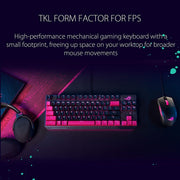 ASUS ROG Strix Scope TKL Electro Punk Mechanical Gaming Keyboard with Cherry MX Switch and Lightsync RGB - SWIFT PERIPHERALSSCOPETKL-EPUNK