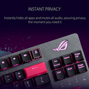 ASUS ROG Strix Scope TKL Electro Punk Mechanical Gaming Keyboard with Cherry MX Switch and Lightsync RGB - SWIFT PERIPHERALSSCOPETKL-EPUNK
