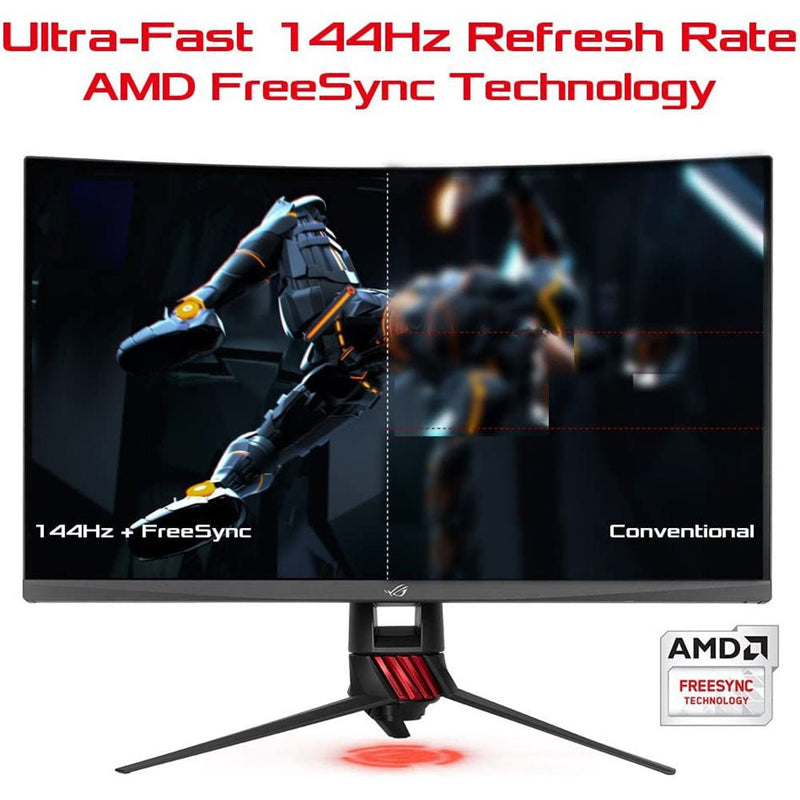 ASUS ROG Strix XG32VQ 31.5 - inch WQHD Curved Gaming Monitor with Adaptive Sync and Aura Sync - SWIFT PERIPHERALSXG32VQ