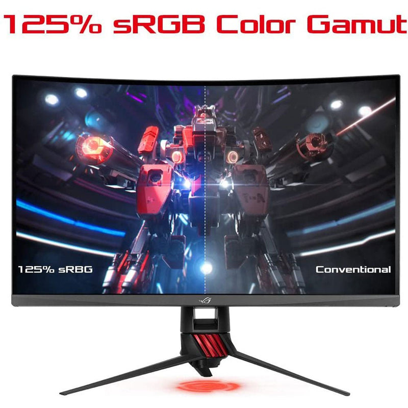ASUS ROG Strix XG32VQ 31.5 - inch WQHD Curved Gaming Monitor with Adaptive Sync and Aura Sync - SWIFT PERIPHERALSXG32VQ
