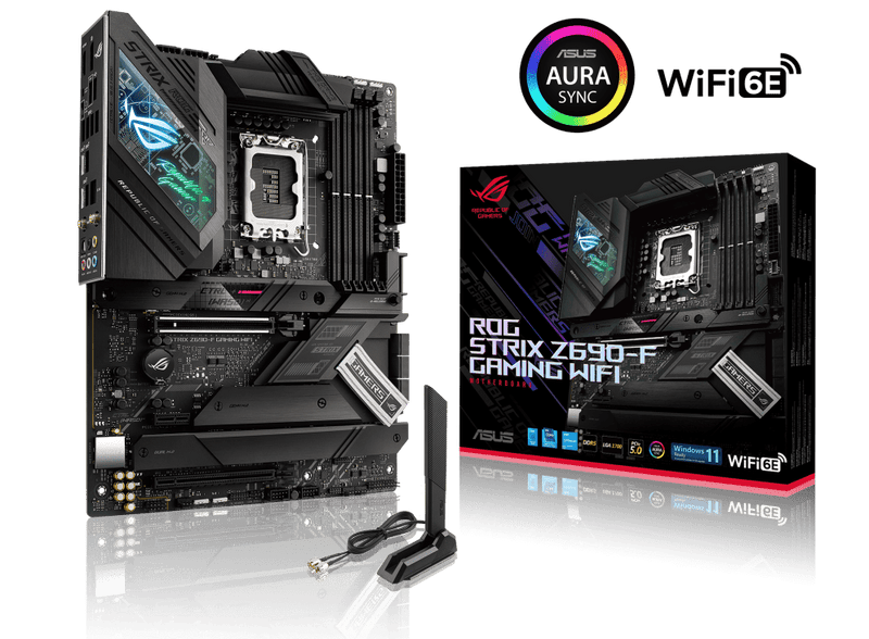 ASUS ROG STRIX Z690 - F DDR5 GAMING WIFI INTEL LGA1700 MOTHERBOARD - SWIFT PERIPHERALS107148
