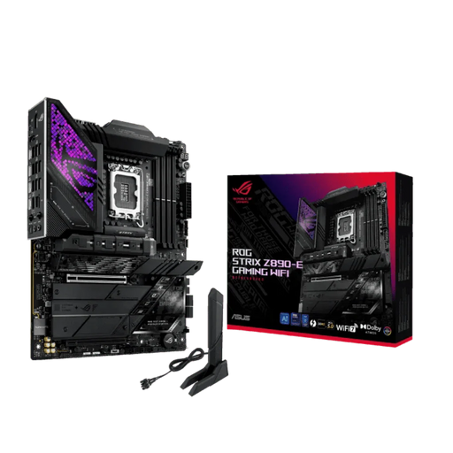 ASUS ROG STRIX Z890 - E GAMING WIFI LGA1851 DDR5 ATX Motherboard - SWIFT PERIPHERALSROG-STRIX-Z890-E-GAMING-WIFI