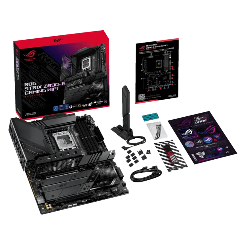 ASUS ROG STRIX Z890 - E GAMING WIFI LGA1851 DDR5 ATX Motherboard - SWIFT PERIPHERALSROG-STRIX-Z890-E-GAMING-WIFI