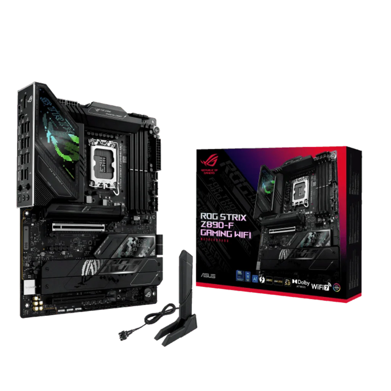 ASUS ROG STRIX Z890 - F GAMING WIFI LGA1851 DDR5 ATX Motherboard - SWIFT PERIPHERALSROG-STRIX-Z890-F-GAMING-WIFI