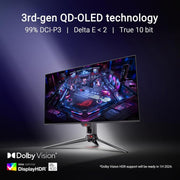 ASUS ROG SWIFT OLED PG32UCDM 32 - INCH 4K QD - OLED 240HZ GAMING MONITOR - SWIFT PERIPHERALS1093003