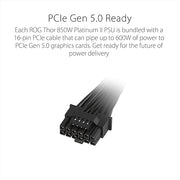 ASUS ROG Thor 850P II 850W Full Modular 80 Plus Platinum RGB SMPS Power Supply - SWIFT PERIPHERALS90YE0090-B001I0