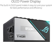 ASUS ROG Thor 850P II 850W Full Modular 80 Plus Platinum RGB SMPS Power Supply - SWIFT PERIPHERALS90YE0090-B001I0